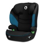 Scaun auto Lars i-Size, cu tetieră reglabilă, Lionelo, 15-36 Kg, 100-150 cm, Negru/Albastru