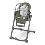 Scaun de masă multifuncțional cu bară de jucării, Cora Plus, Lionelo, Verde