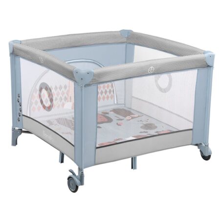 Țarc de joacă copii, 100 x 100 cm, Lionelo, Lene, Blue Sky