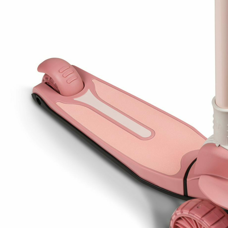 Trotinetă pliabilă cu lumini LED, până la 50 Kg, 3 ani+, Lionelo, Timy, Roz - Image 12