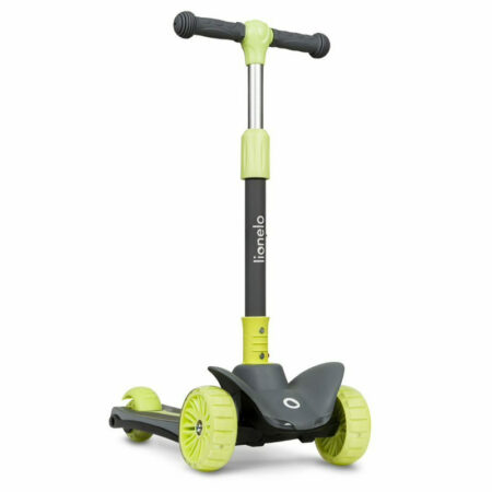 Trotinetă pliabilă cu lumini LED, până la 50 Kg, 3 ani+, Lionelo, Timy, Verde