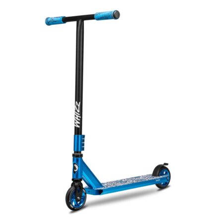 Trotinetă pentru acrobații, 20 - 100 kg, +3 ani, Lionelo, Whizz, Albastru