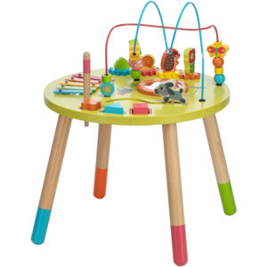 Măsuță de activități din lemn cu xilofon, Free2Play, Multicolor