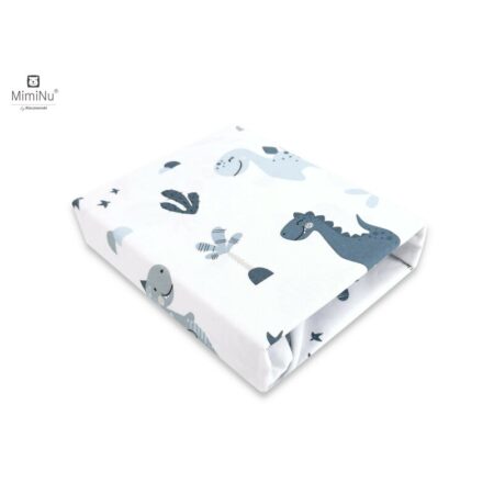 Cearceaf cu elastic, MimiNu, 120 X 60 cm, Dino Granat