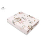 Cearceaf cu elastic, MimiNu, 160x80 cm, Little Ballerina Roz