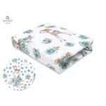 Cearceaf cu elastic, MimiNu, 160x80 cm, Sweet Deer Mentă