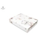 Cearceaf cu elastic, MimiNu, 120 X 60 cm, Powdery Ballerina Roz