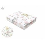 Cearceaf cu elastic, MimiNu, 87 x 51 cm, Sweet Deer Roz