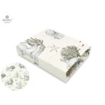 Cearceaf cu elastic, MimiNu, 90 x 40 cm, Seal Bej