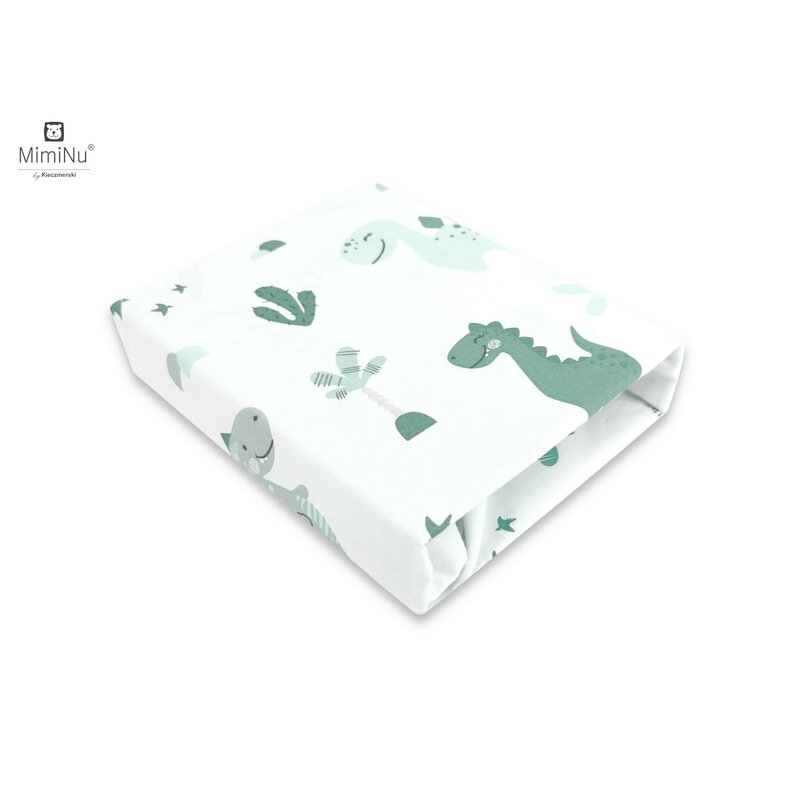 Cearceaf cu elastic, MimiNu, 90 x 40 cm, Dino Mentă