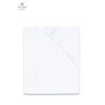 Cearceaf cu elastic, MimiNu, Jerse, 120 X 60 cm, Alb