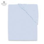 Cearceaf cu elastic, MimiNu, Jerse, 140 X 70 cm, Albastru Deschis