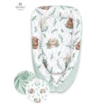 Babynest Coșuleț bebeluș, 75x55 cm, MimiNu, Lulu Natural