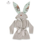 Halat de baie, 2 – 5 ani, Bumbac și thermo fleece, MimiNu, Let's Go Natural