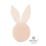 Jucărie zornăitoare, Din catifea matlasată, MimiNu, Mini Bunny, Magnolia