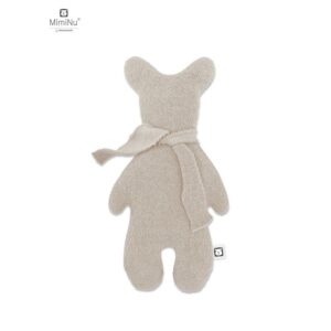 Jucărie textilă, Thermofrotte, 31 x 17 cm, Bear Krzys, MimiNu, Beige