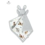 Jucărie textilă cu două fețe, Bumbac și fleece, 45 x 27 cm, Lanka, MimiNu, Forest Friends Beige