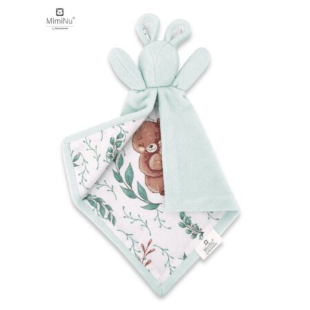 Jucărie textilă cu două fețe, Bumbac și fleece, 45 x 27 cm, Lanka, MimiNu, Lulu Natural