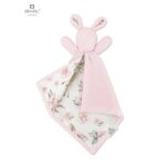 Jucărie textilă cu două fețe, Bumbac și fleece, 45 x 27 cm, Lanka, MimiNu, Sweet Deer Pink