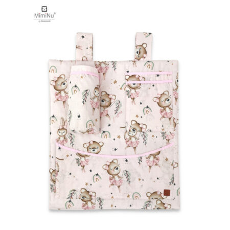 organizator-pentru-patut-miminu-si-leagan-din-bumbac-certificat-oeko-tex-standard-100-3-compartimente-53x46-cm-design-little-ballerina-pink