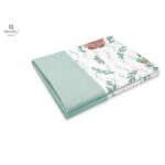 Păturică pufoasă cu două fețe, 75 x 100 cm, Catifea și Bumbac, MimiNu, Lulu Natural