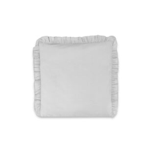 Pernă clasică de dormit 40x40 cm, Bumbac, husă detașabila cu fermoar, Colectia Royal, Grey