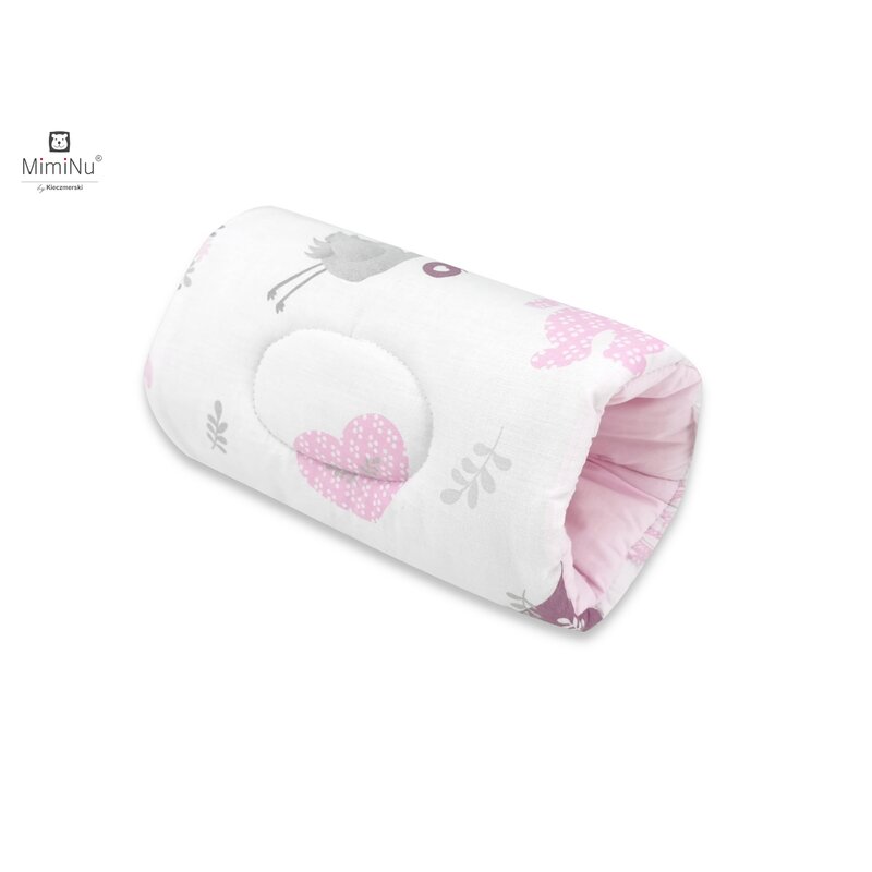 Pernă pentru alăptat tip manșon, 25 cm, MimiNu, Baby Shower Pink