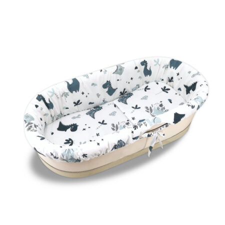 miminu-set-pentru-landou-cu-aparatoare-saltea-si-pernuta-din-bumbac-certificat-oeko-tex-standard-100-dino-granat-2721401-4