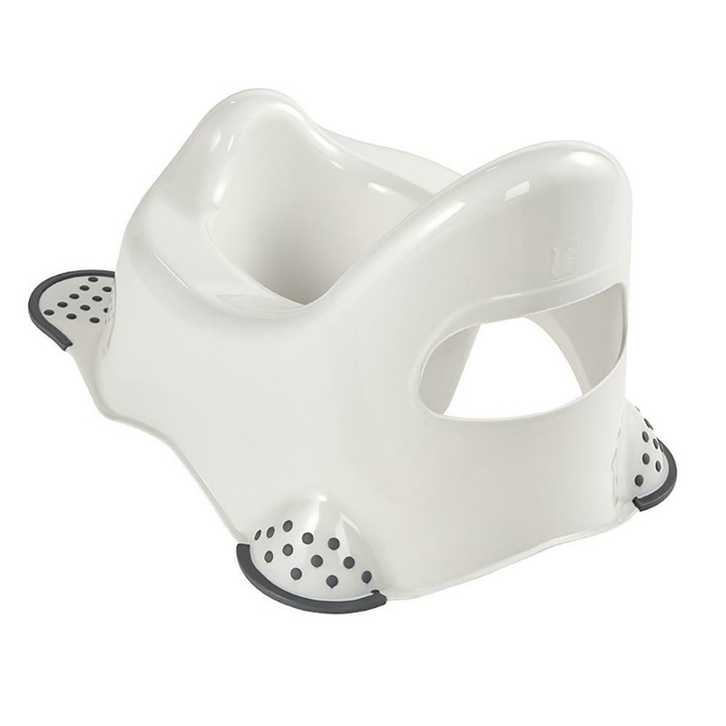 Oliță anatomică, cu funcție antialunecare, cu spatar înalt, Keeeper, Adam, Hippo, White - Image 5