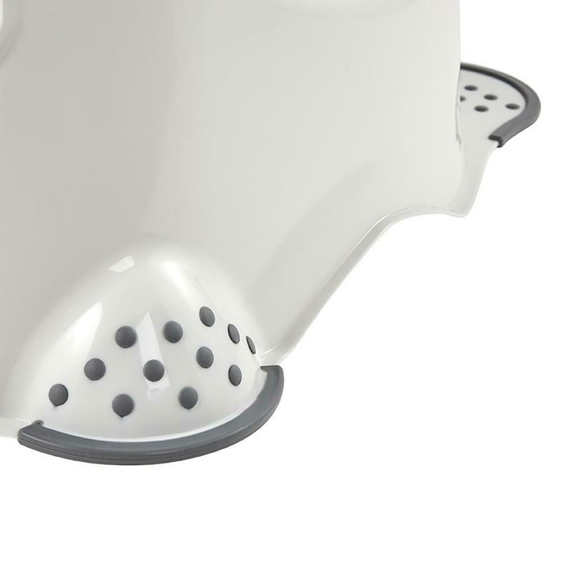 Oliță anatomică, cu funcție antialunecare, cu spatar înalt, Keeeper, Adam, Hippo, White - Image 7