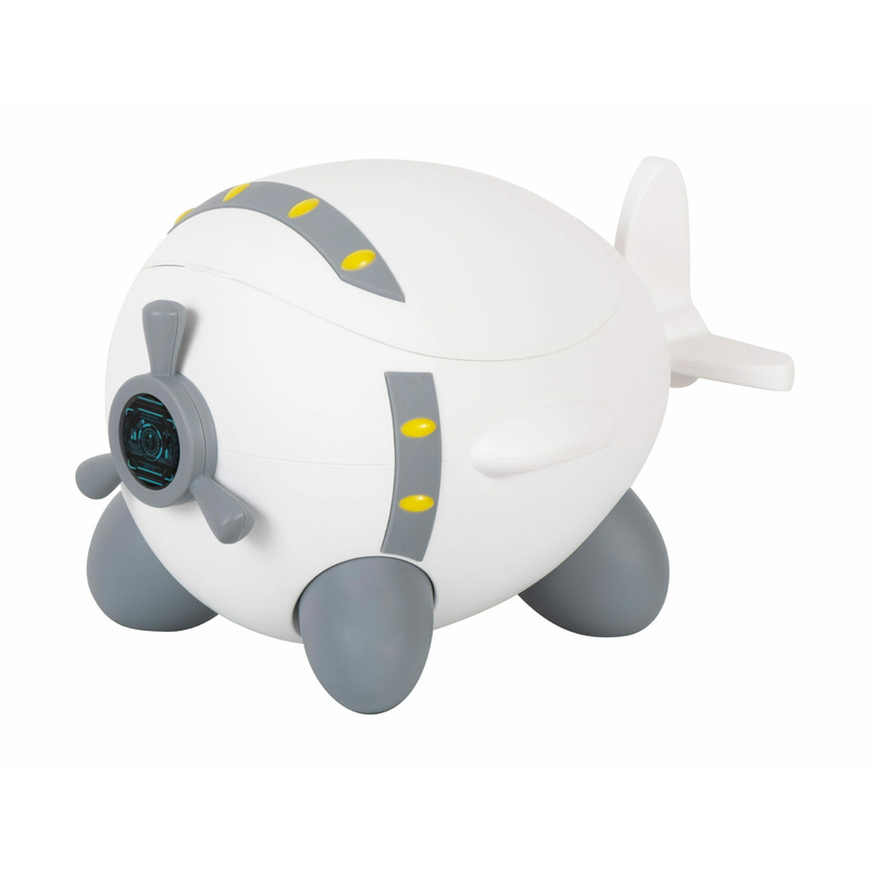 Oliță copii în formă de avion, FreeON, Potty Plane, White/Grey - Image 4