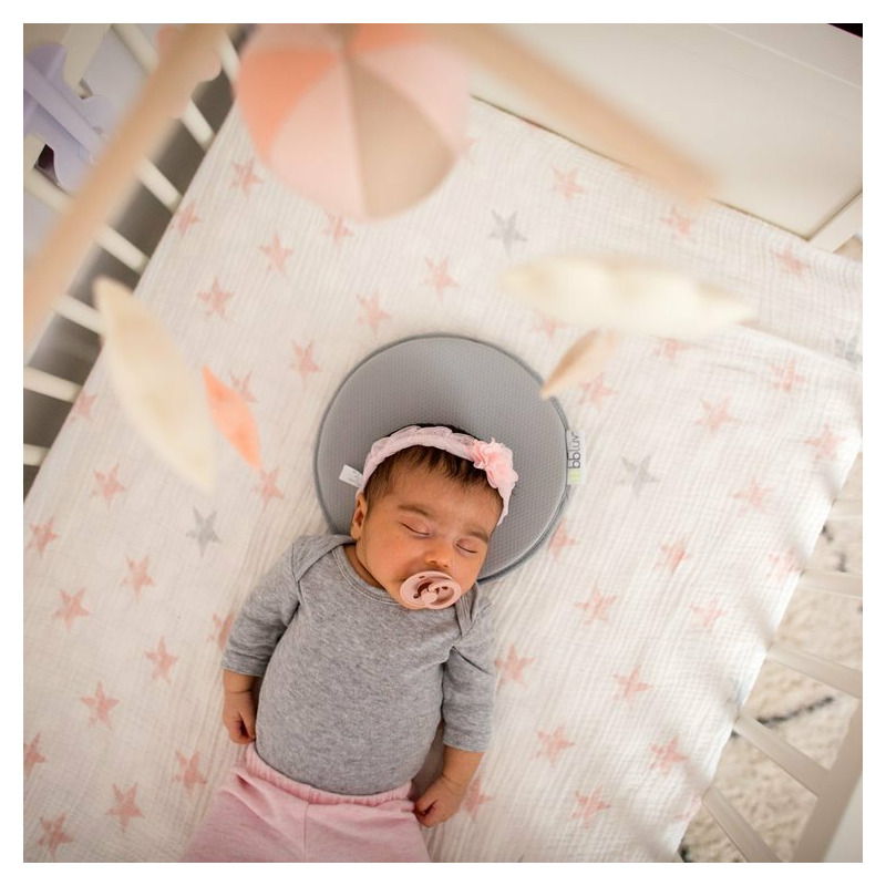 Pernă ergonomică, previne plagiocefalia, BBluv, Pilo, Ivory - Image 3