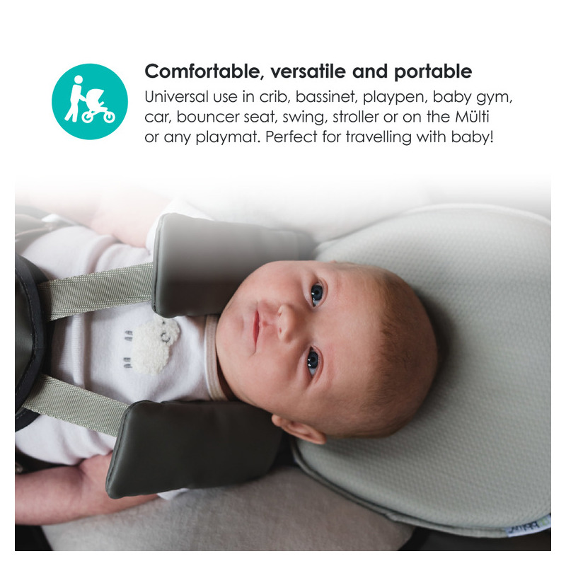 Pernă ergonomică, previne plagiocefalia, BBluv, Pilo, Ivory - Image 5