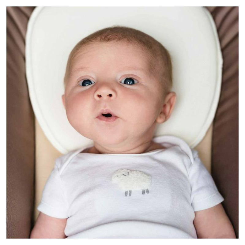 Pernă ergonomică, previne plagiocefalia, BBluv, Pilo, Ivory - Image 2