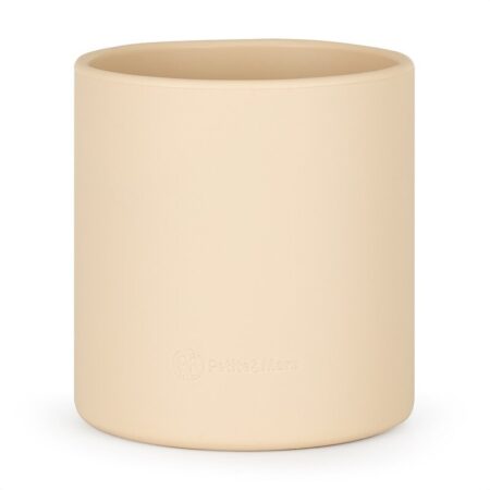 Cănuță fără mâner, 360 ml, Silicon, Take&Match, Petite&Mars, Bej