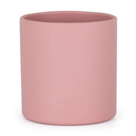 Cănuță fără mâner, 360 ml, Silicon, Take&Match, Petite&Mars, Roz