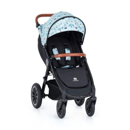 Cărucior sport, Petite&Mars, Street+ Air, 0-25 kg, Ocean