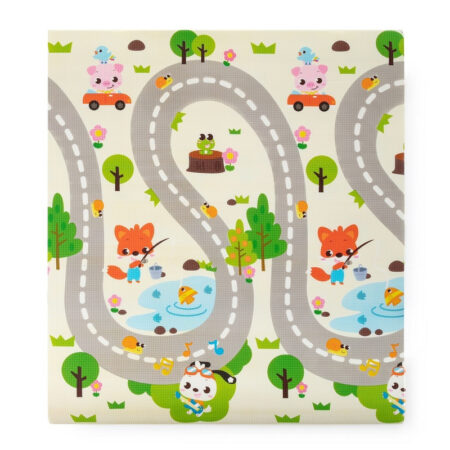 Covoraș de joacă interactiv, Petite&Mars, Joy Max Multicolor