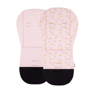 Inserție cărucior din spumă cu memorie, 86x42 cm, Petite&Mars, Printese, Roz