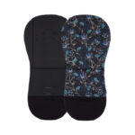 Inserție cărucior din spumă cu memorie, 86x42 cm, Petite&Mars, Floricele, Multicolor