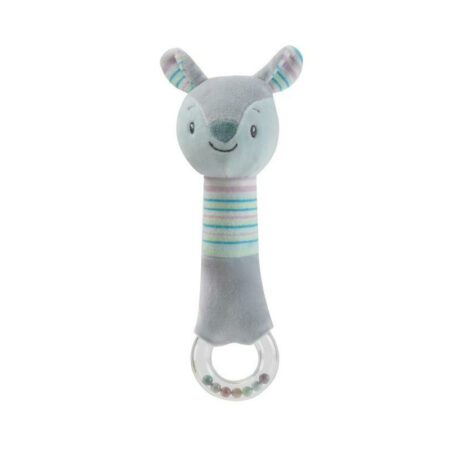 Jucărie zornăitoare de pluș, Petite&Mars, Boby, Albastru