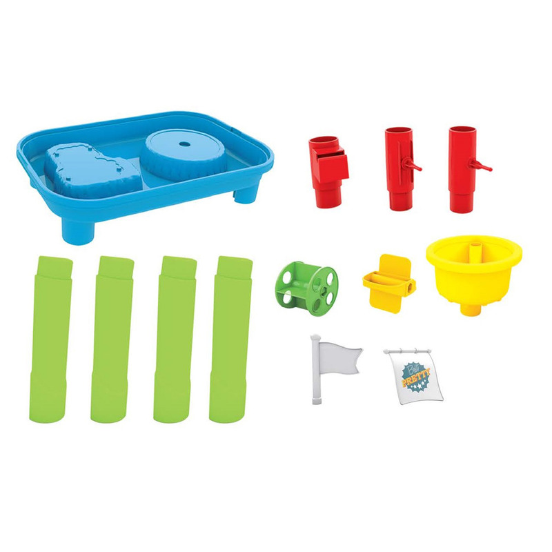 Măsuță de joacă pentru copii, Petite&Mars, Tim, Albastru/Verde - Image 3