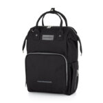 Rucsac pentru mămici, 11 compartimente, buzunare termice, Saltea inclusă, Petite&Mars, Jack, Black