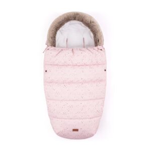 Sac de iarnă impermeabil 4 în 1, Comfy, 100 x 55 cm, Petite&Mars, Roz