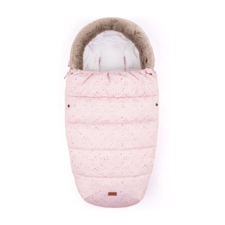 Sac de iarnă impermeabil 4 în 1, Comfy, 100 x 55 cm, Petite&Mars, Roz