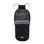 Sac de dormit de iarnă impermeabil 4 în 1, 82x49 cm, Petite&Mars, Warmy, Negru
