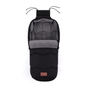 Sac de dormit de iarnă impermeabil 4 în 1, 82x49 cm, Petite&Mars, Warmy, Negru
