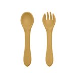 Set tacâmuri silicon, Petite&Mars, Ocru
