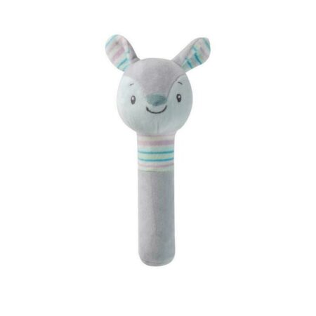 Zornăitoare de pluș, Petite&Mars, Veverița Boby, Gri