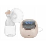 Pompa de sân electrică cu modul de stimulare, aspirare și masaj, Bocioland, Emma, Pink